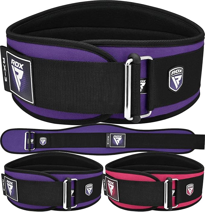 RDX Women Weight Lifting Belt 6.5” Curved Padded