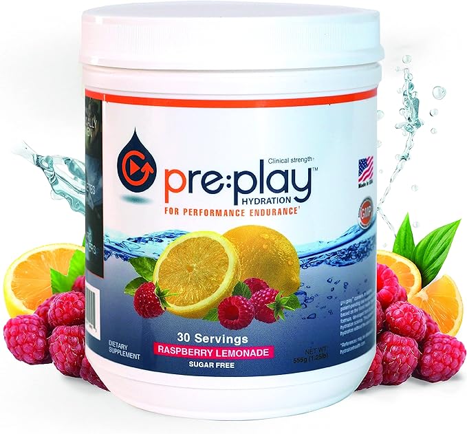 Hydration and Energy Drink Powder, Raspberry Lemonade - 30 Serving Tub