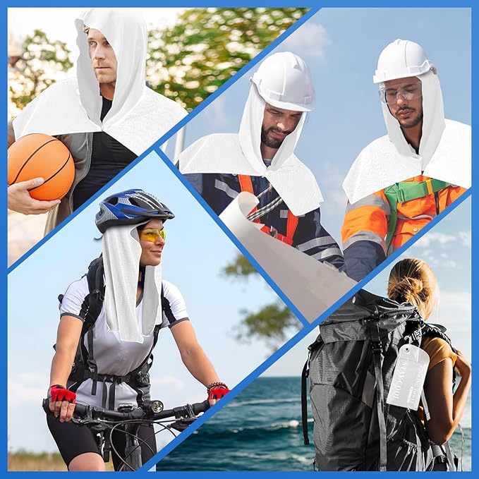 Cooling Hoodie Towels for Neck and Face 50 Sun