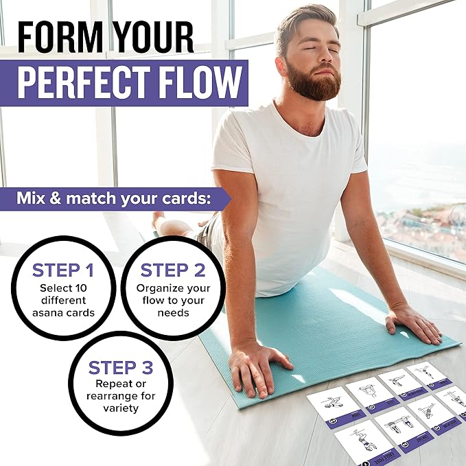 NewMe Fitness Yoga Pose Workout Cards