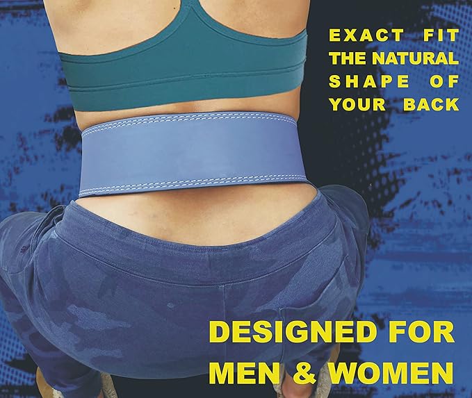 Weight Lifting 100% Pro Genuine Leather Lever Belt 10mm Thick 4” Wide