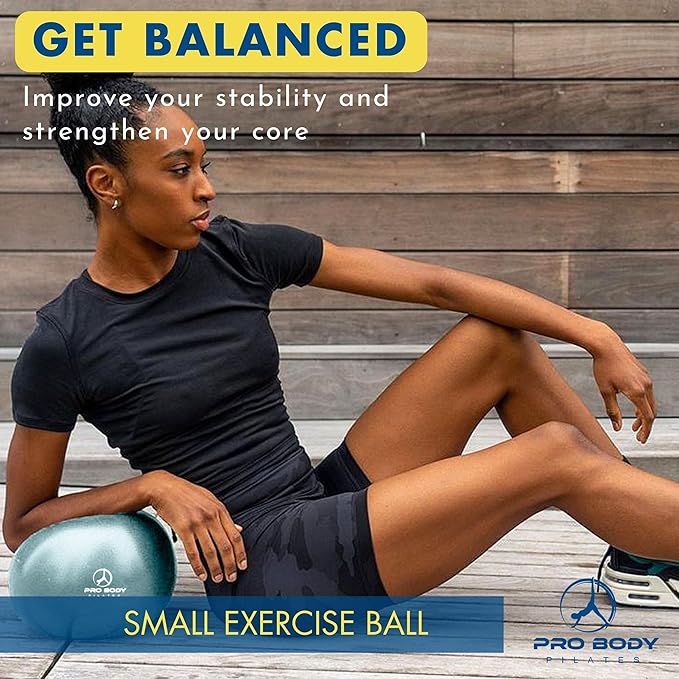 ProBody Pilates Ball Small Yoga Ball 9 Inch