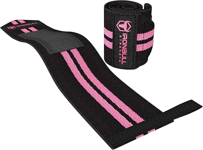 Women Wrist Wraps with Thumb Loops - 12" Professional Grade - Wrist Support Brace and Compression for Cross Training, Weight Lifting, Powerlifting, Strength Training