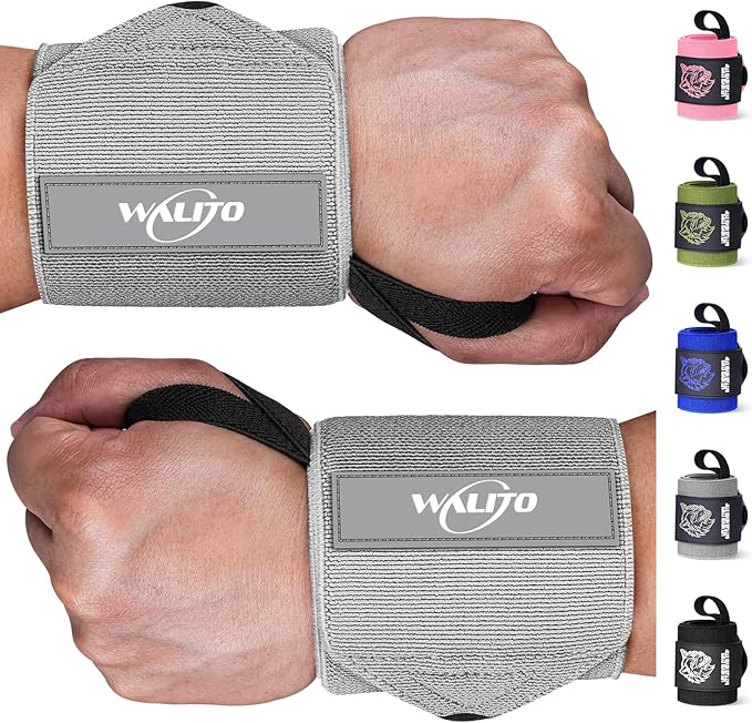 Wrist Wraps for Weightlifting-21" Lifting Wrist Straps for Weightlifting,Weight Lifting Wrist Wraps with Thumb Loop,Breathable Wrist Brace, Avoid Injury and Maximize Grip for Men & Women Powerliftin