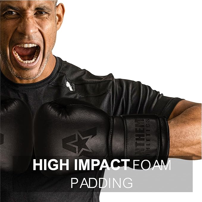 Anthem Athletics Stormbringer Full Grain Leather Boxing Gloves Men Women Muay Thai Gloves 12 oz 14 oz or 16 oz Boxing Gloves