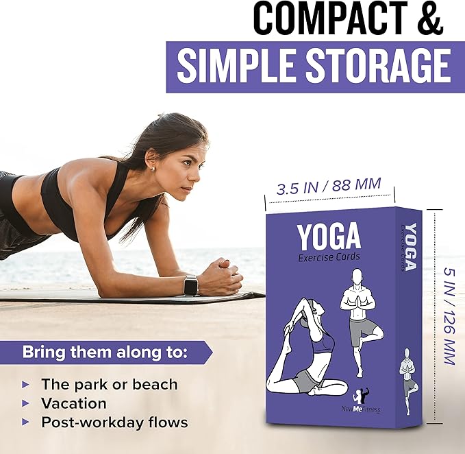 NewMe Fitness Yoga Pose Workout Cards