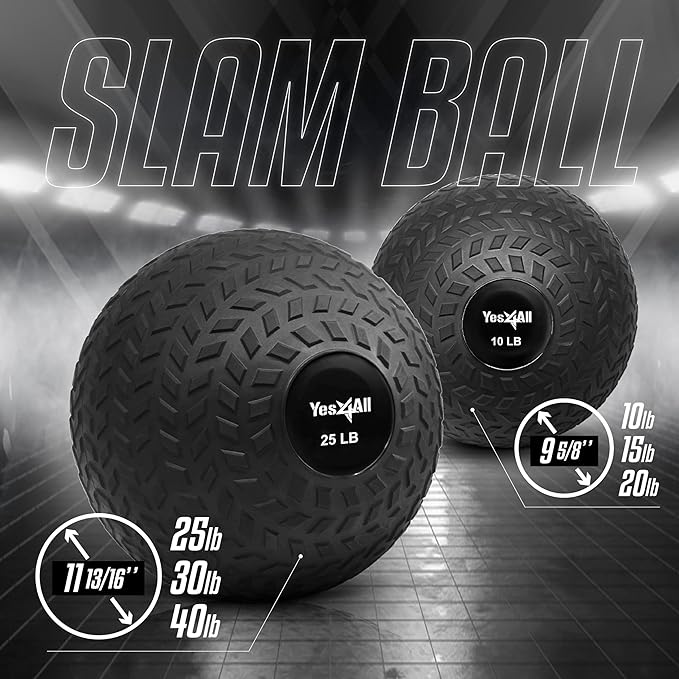 Yes4All Slam Ball 10-40lb Medicine