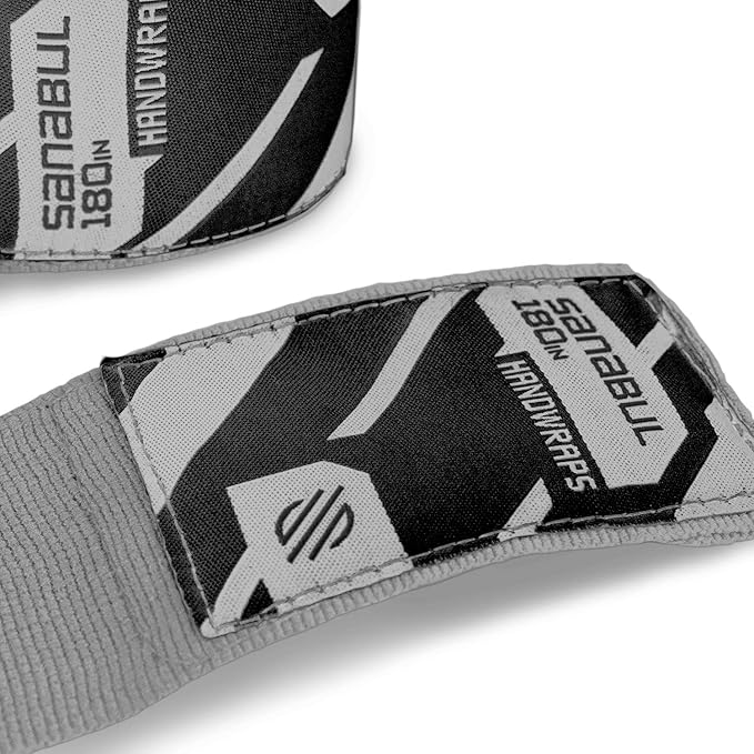 Sanabul Elastic 180 inch Boxing Hand Wraps for Boxing Gloves Muay Thai Kickboxing MMA Wraps for Men & Women