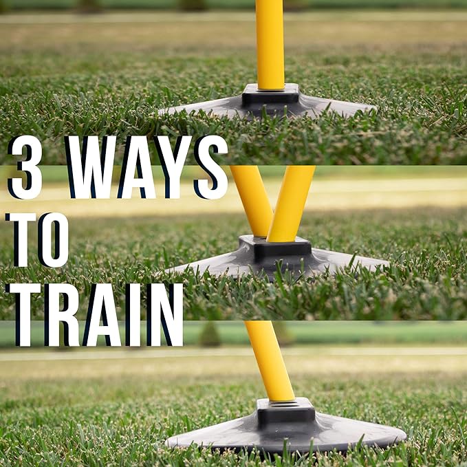 Crown Sporting Goods 6 Agility Poles with 3