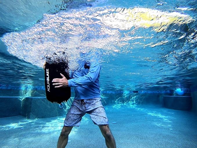 AquaBLAST Portable Fitness and Punching Bag for Swimming 30 Seconds