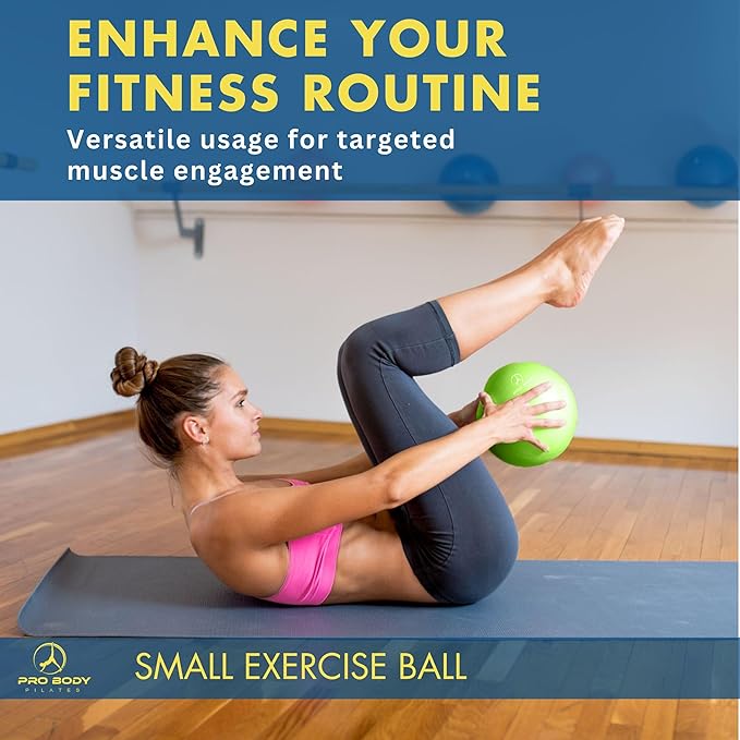 ProBody Pilates Ball Small Yoga Ball 9 Inch