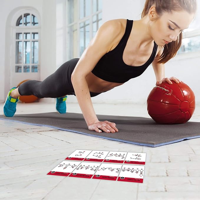 NewMe Fitness Medicine Ball Workout Cards