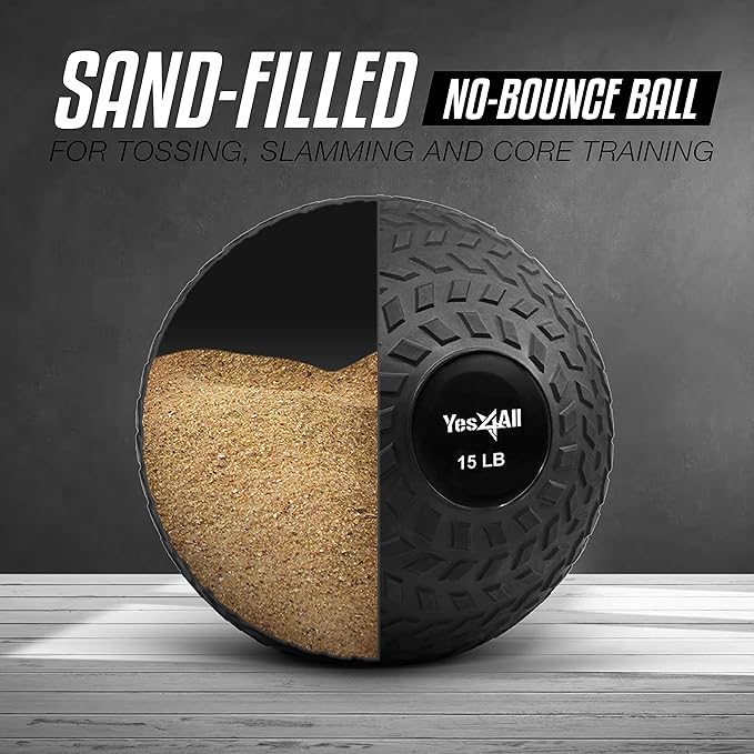 Yes4All Slam Ball 10-40lb Medicine