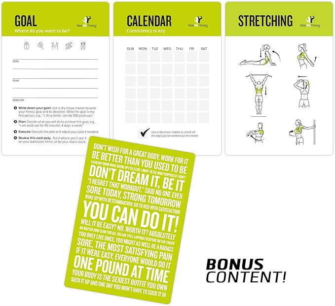 Battle Rope Exercise Cards 62 - 50 Exercises