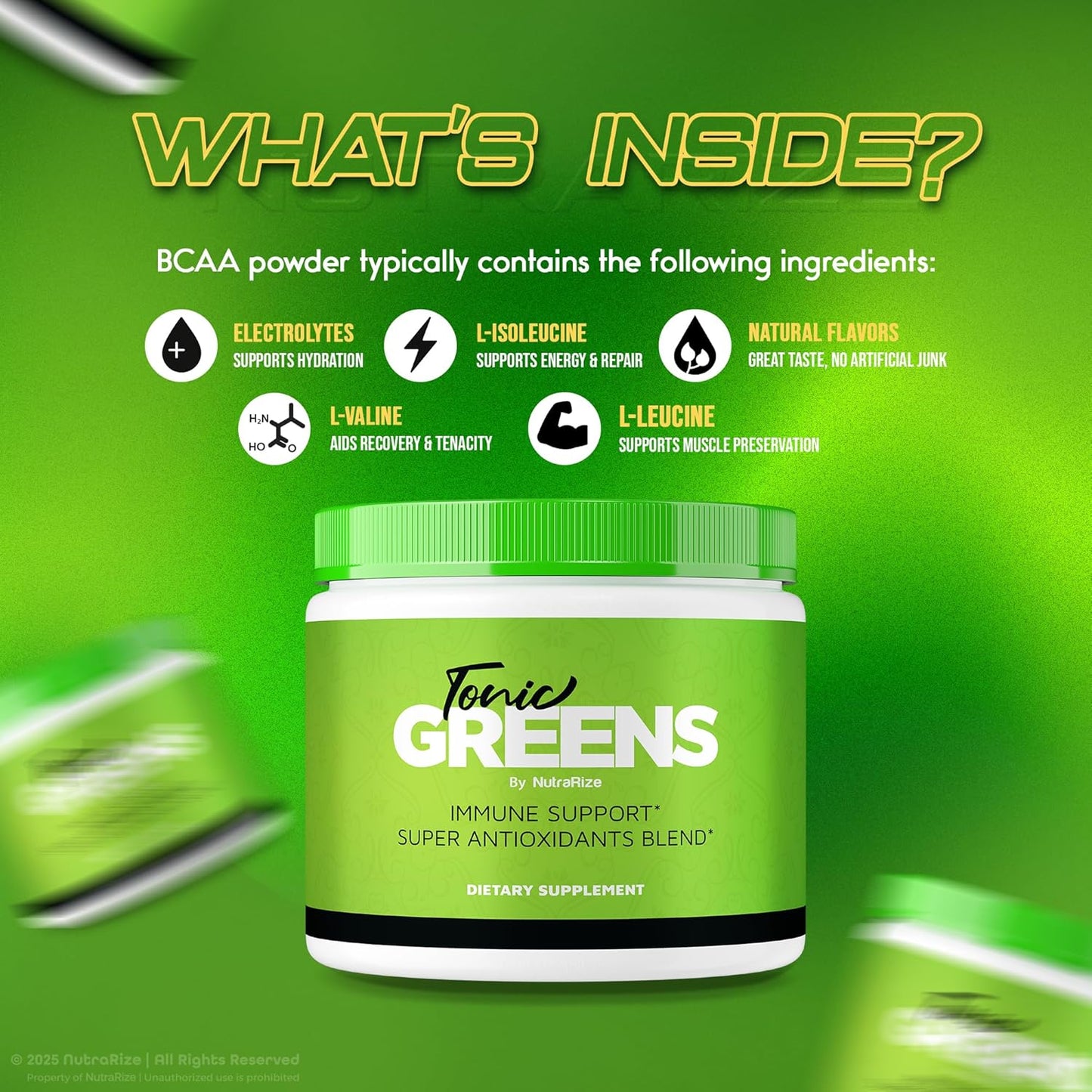 (3 Pack) Tonic Greens, All-Natural Supplement in a Jar for Immune Support, TonicGreens, Delicious Way to Detox The Body, Tonic Green Powder for Health and Wellness Reviews (90 Servings)