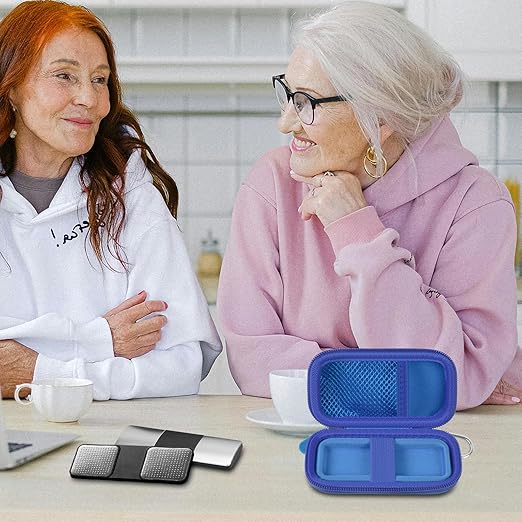 PAIYULE Heart Rate Monitor Case for AliveCor for KardiaMobile 1L 6L Personal EKG Monitor Storage Holder Fits for Cardiac Mobile Portable Heart Rate Monitor Bag Organizer (Pill Box Included) Dark Blue