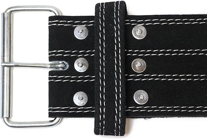 SERIOUS STEEL FITNESS Leather Weight Lifting Belt 4" Wide 10mm Thick