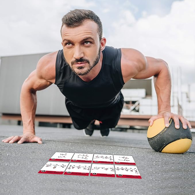 NewMe Fitness Medicine Ball Workout Cards