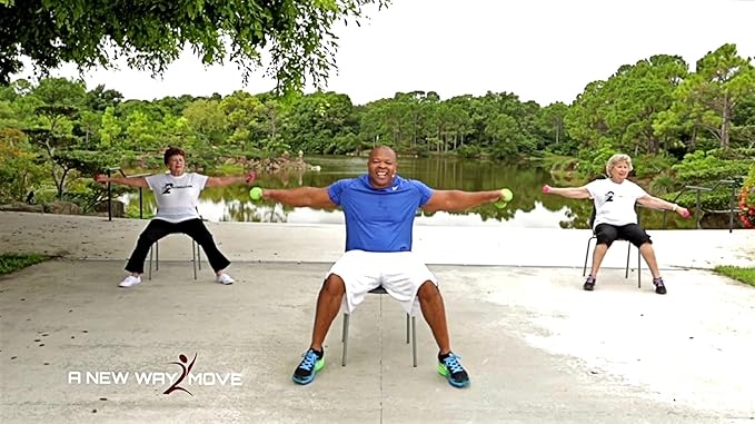 Exercise for Seniors DVD Collection- 6 Total Body Workouts + 10 Balance Workouts + Resistance Band + 3 Bonus Senior Exercise Gifts- Easy to Follow. Fun to do! Exercise videos for seniors you will love
