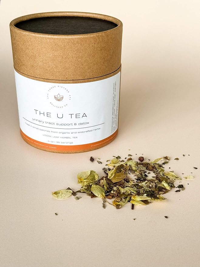 The U Tea - Organic Detox Tea for Urinary Tract Health, Bladder Support, UTI, Liver Detox Tea, Kidney Detox, Natural Remedies for Quick Pain Relief