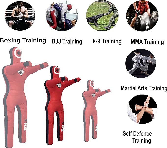 Sports Brazilian JIU Jitsu Grappling Submission Throwing Dummy Punching Heavy Bag Kick Boxing Dummies UNFILLED