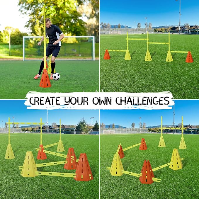 Yes4All Speed Training Agility Hurdles Cone Set