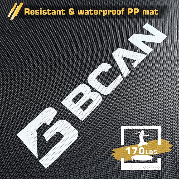 BCAN 36/38 Mini Trampoline Rebounder Trampoline for Adults 170lbs/300lbs Small