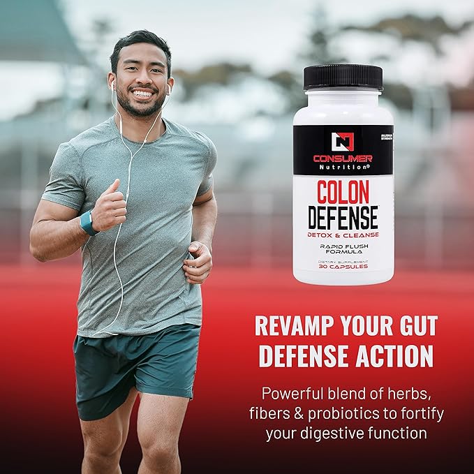 Digestive Supplements - Colon Cleanse Detox for Optimal Liver, Gut & Digestion Bowel Cleanse - Cascara Sagrada, Senna Leaf, & Psyllium Husk Capsules 30 Capsules