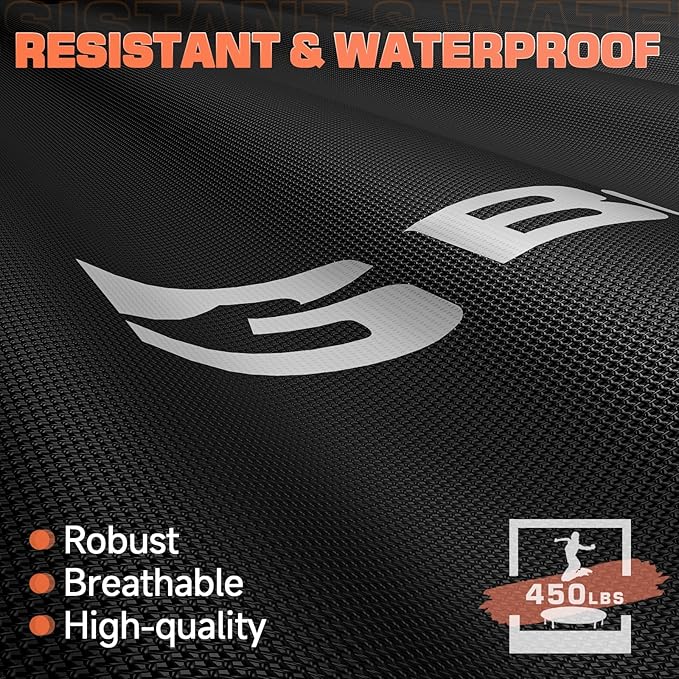 BCAN 450/550 LBS Foldable Mini Trampoline 40"/48"/50" Fitness