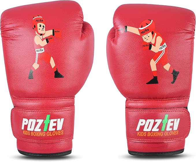 Youth Boxing Gloves for Kids Ideal for Boxing, Kickboxing, Muay Thai, UFC, MMA - Beginner Junior Heavy Punching Bag Gloves for Children Sparring Training Martial Arts Mitts