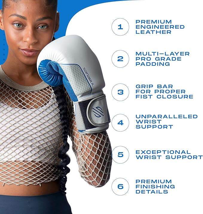 Sanabul Hyperstrike Boxing Gloves for Women, Kickboxing MMA Muay Thai Gloves, Training Sparring Punching Heavy Bag.