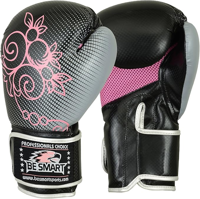 Be Smart Kids Boxing Gloves 4-12 Years 4oz 6oz Training Gloves for Children Sparring Youth Boxing Gloves Junior Training Mitts Punch PU Leather MMA Muay Thai Kick Boxing