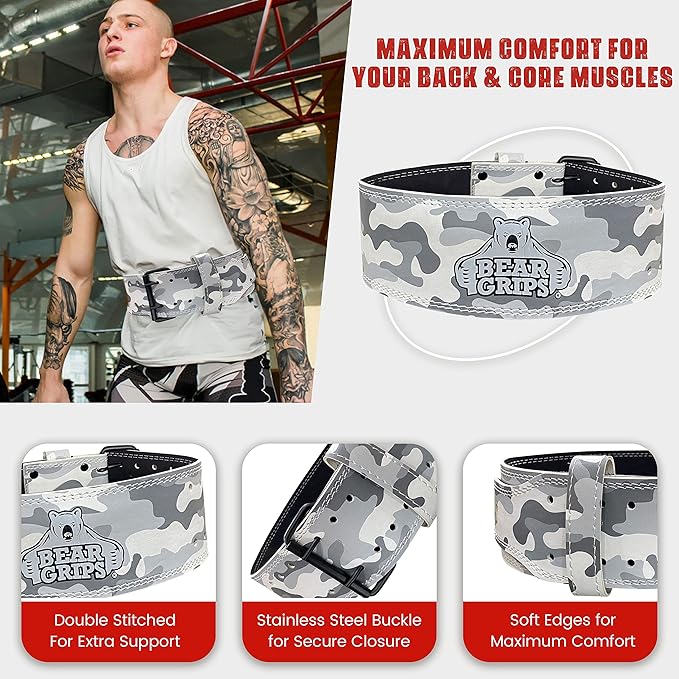 Bear Grips Weightlifting Belt 5mm Powerlifting