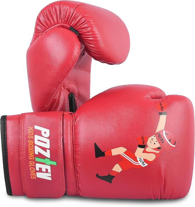 Youth Boxing Gloves for Kids Ideal for Boxing, Kickboxing, Muay Thai, UFC, MMA - Beginner Junior Heavy Punching Bag Gloves for Children Sparring Training Martial Arts Mitts