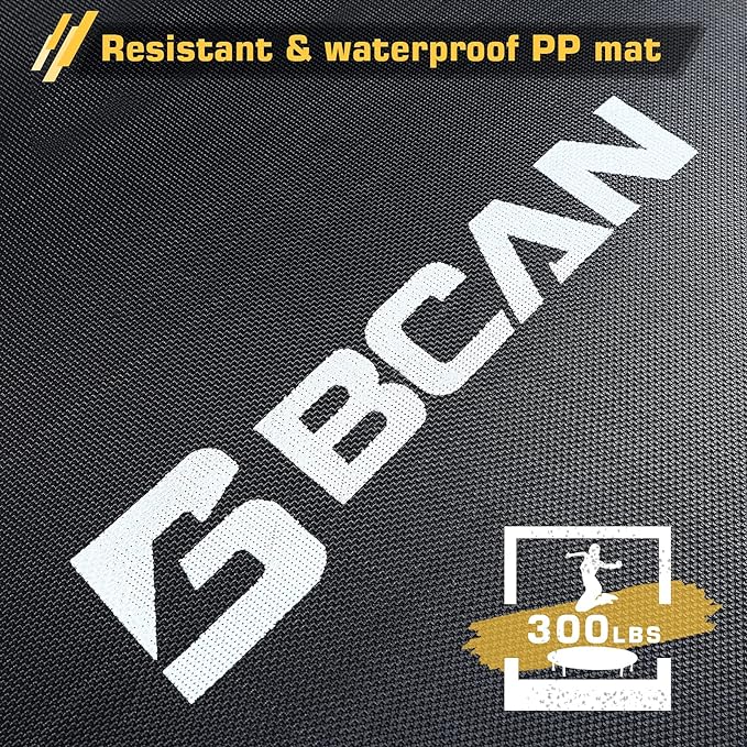 BCAN 36/38 Mini Trampoline Rebounder Trampoline for Adults 170lbs/300lbs Small