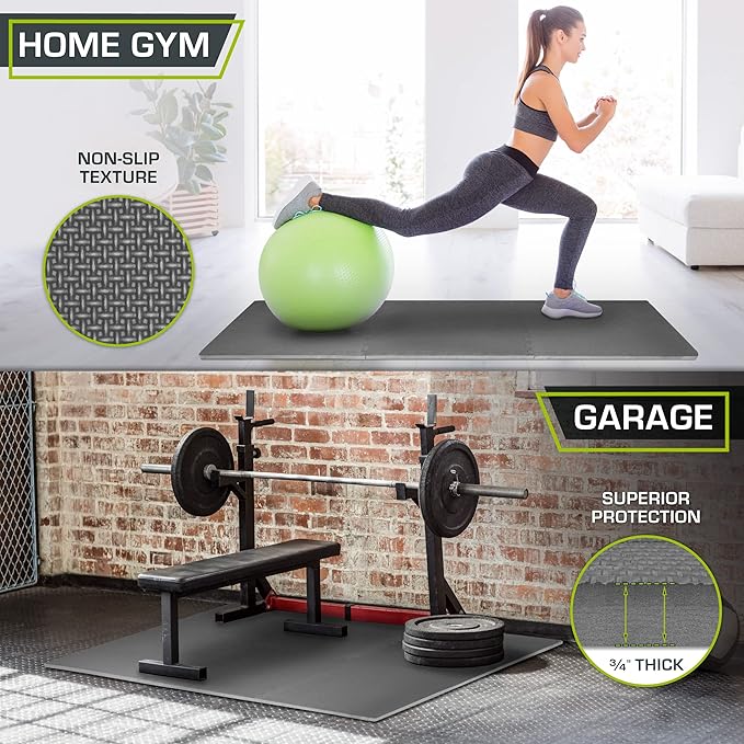 ProsourceFit Extra Thick Puzzle Exercise Mat ¾” and 1"