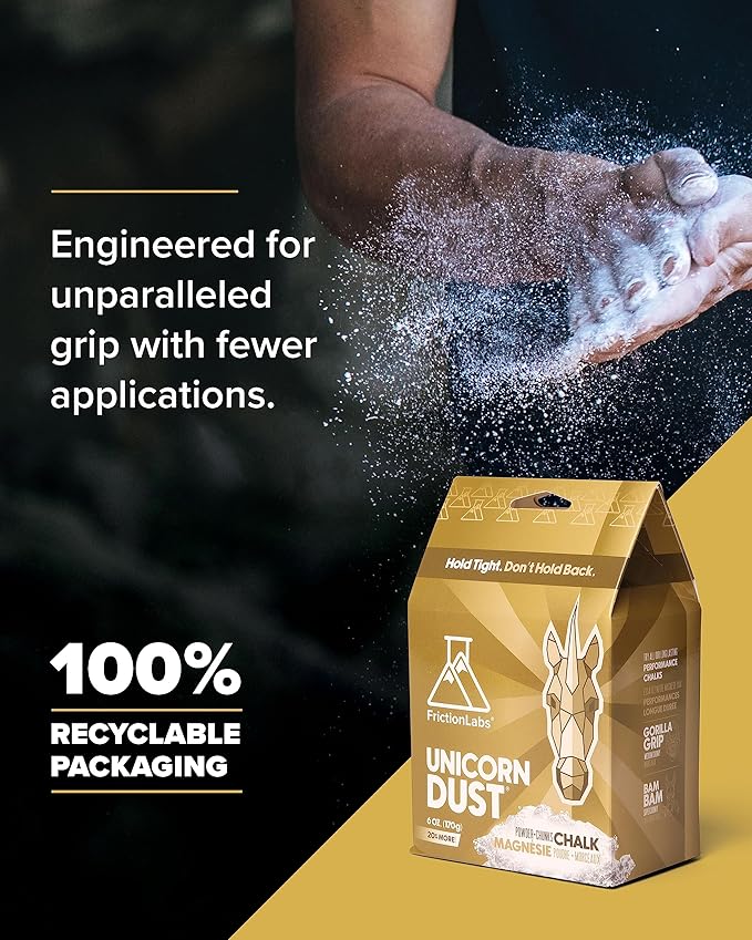 Friction Labs Premium Sports Chalk for Rock Climbing, Weight Lifting, Gymnastics, Tennis & More