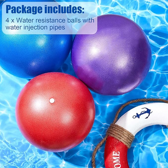4 Pcs Water Resistance Ball 10 Inches Low