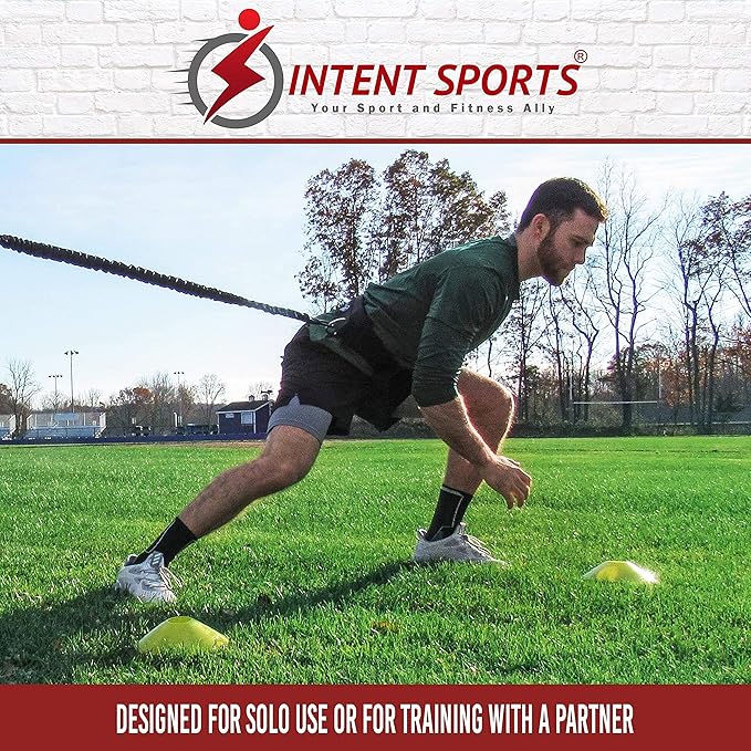 INTENT SPORTS 360° Dynamic Speed Resistance and Assistance 8 Ft. 80 Lb