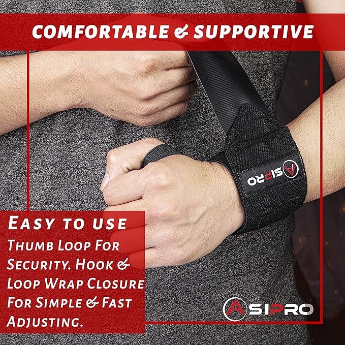 Wrist Wraps for Weightlifting 18" Wrist Straps for Weightlifting Weight Lifting Wrist Wraps for Men & Women, Muñequeras para Gym Wrist Support for Working Out, Gym Wrist Wraps for Powerlifting