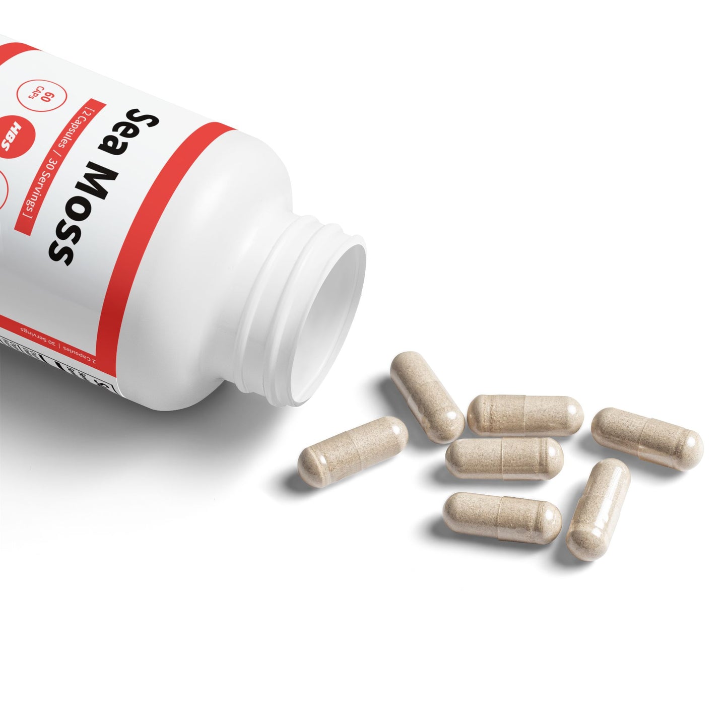 HBS, Sea Moss Supplement (60 Vegetable Capsules)
