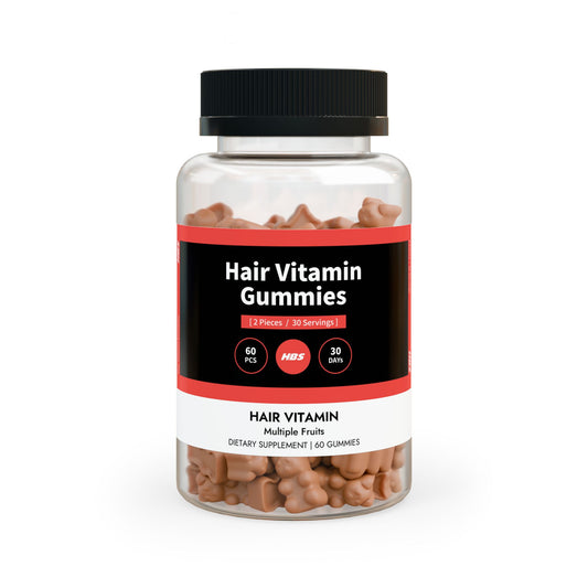 HBS, Hair Vitamin Gummies, Multiple Fruits (60 Gummies)