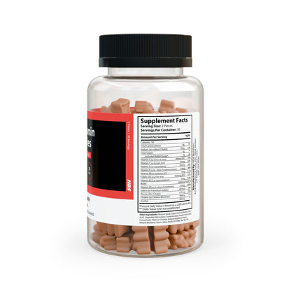 HBS, Hair Vitamin Gummies, Multiple Fruits (60 Gummies)