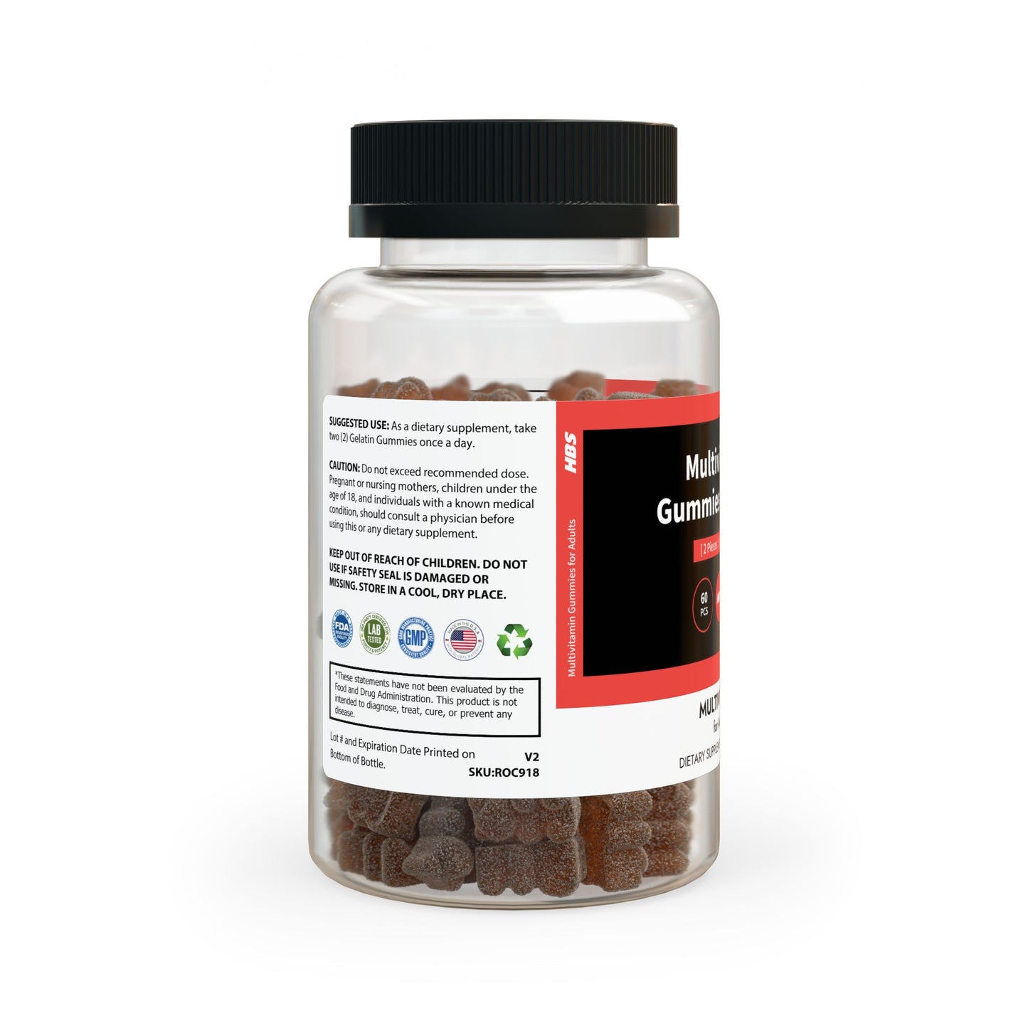 HBS, Multivitamin Gummies for Adults (60 Gummies)