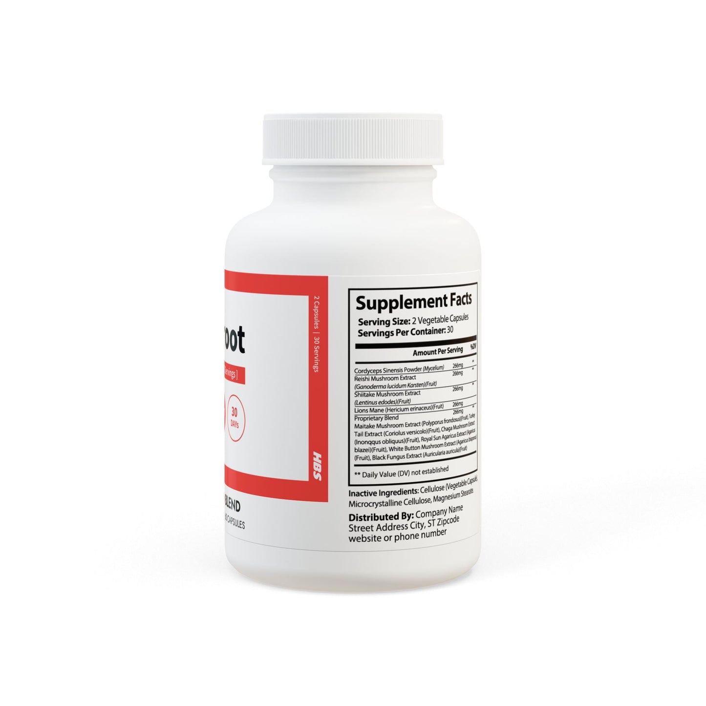 HBS, Beetroot Supplement (60 Vegetable Capsules)