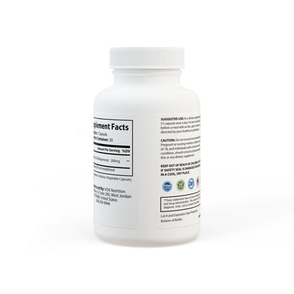 HBS, CoQ10 (Ubiquinone) Supplement (30 Vegetable Capsules)