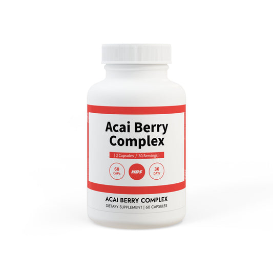 HBS, Acai Berry Complex Supplement (60 Vegetable Capsules)
