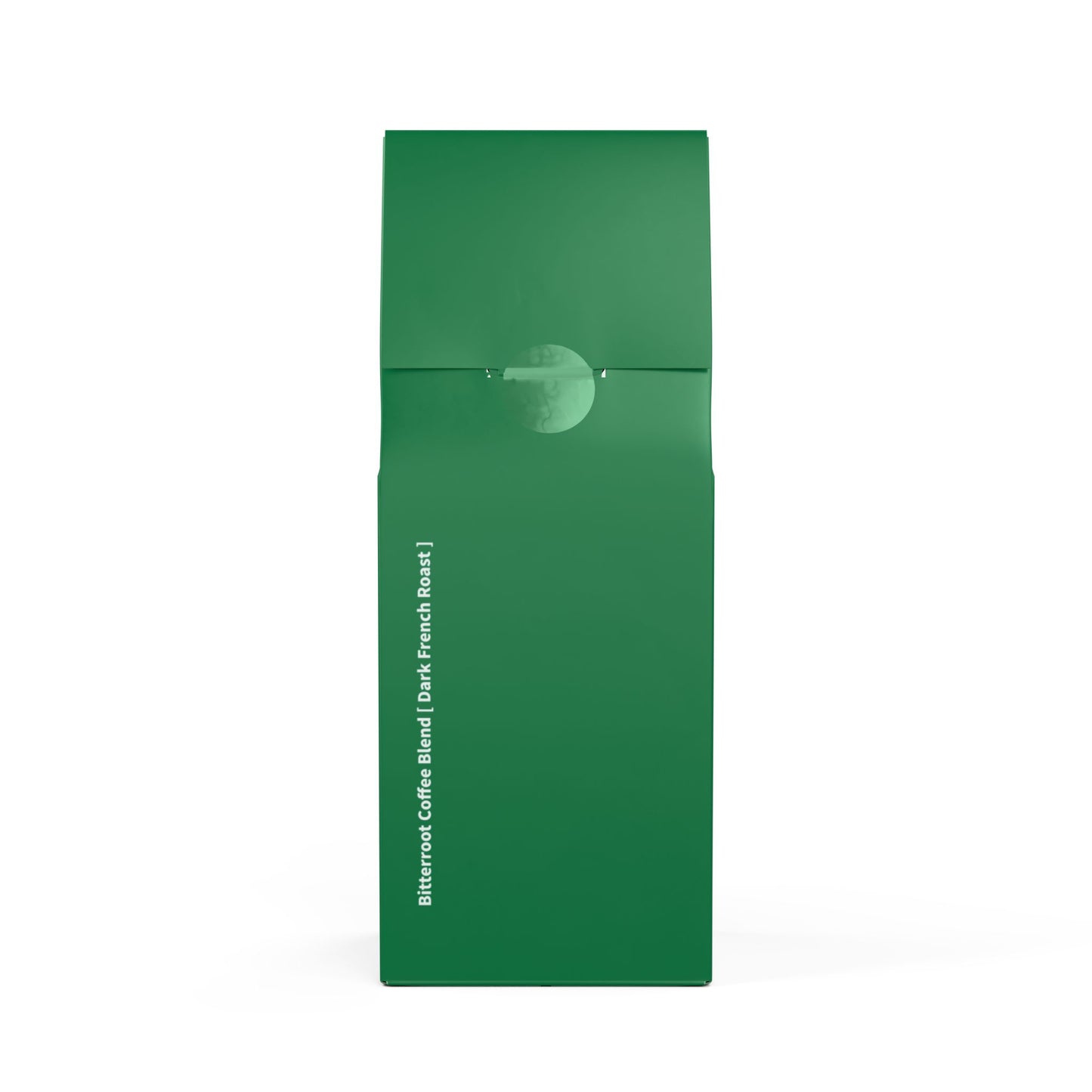 HBS, Bitterroot Coffee Blend (Dark French Roast), Green Package