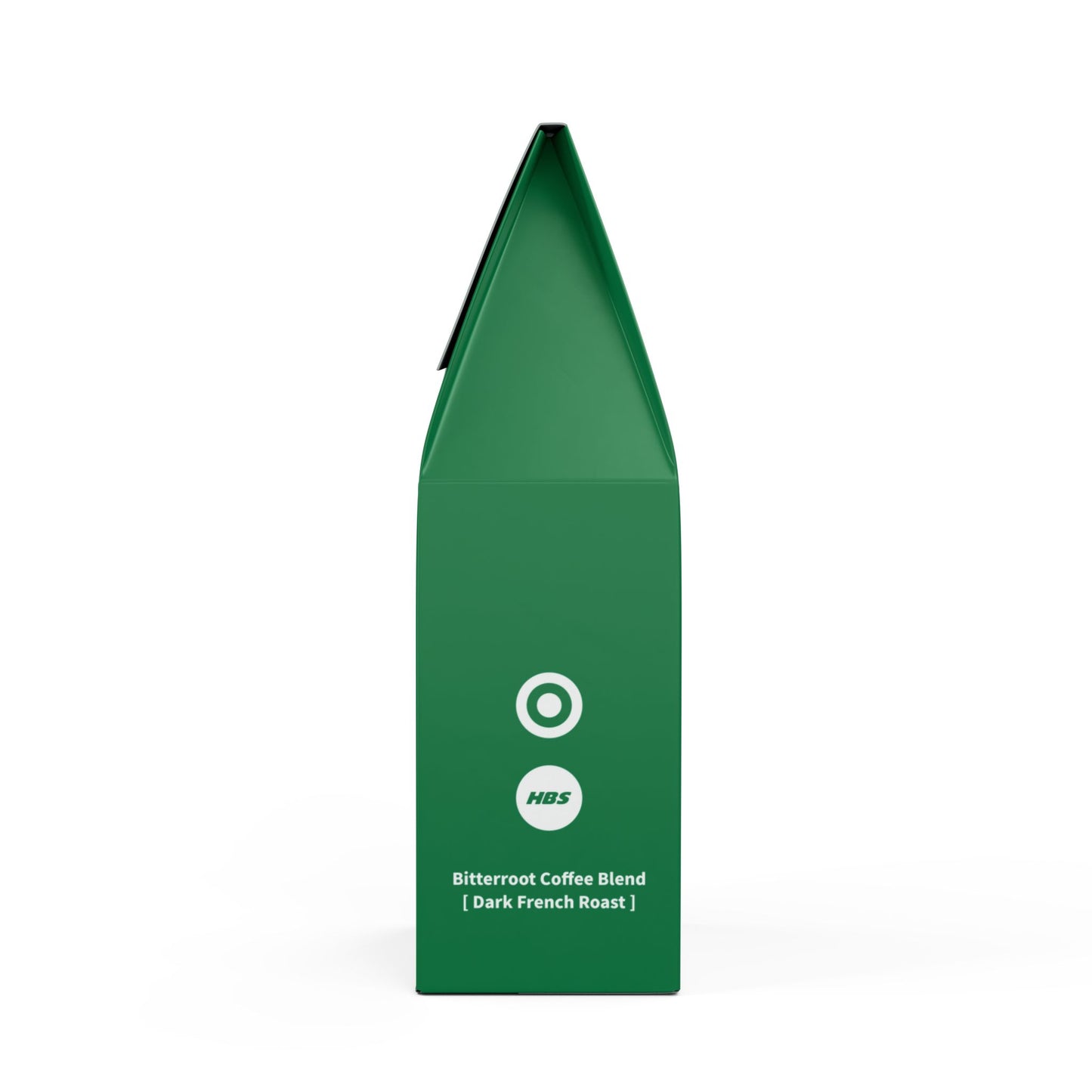 HBS, Bitterroot Coffee Blend (Dark French Roast), Green Package