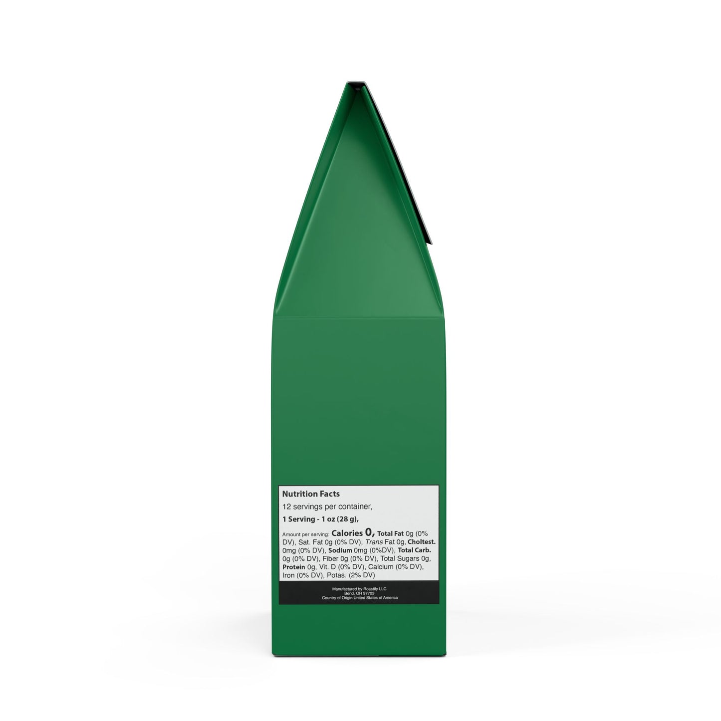 HBS, Bitterroot Coffee Blend (Dark French Roast), Green Package